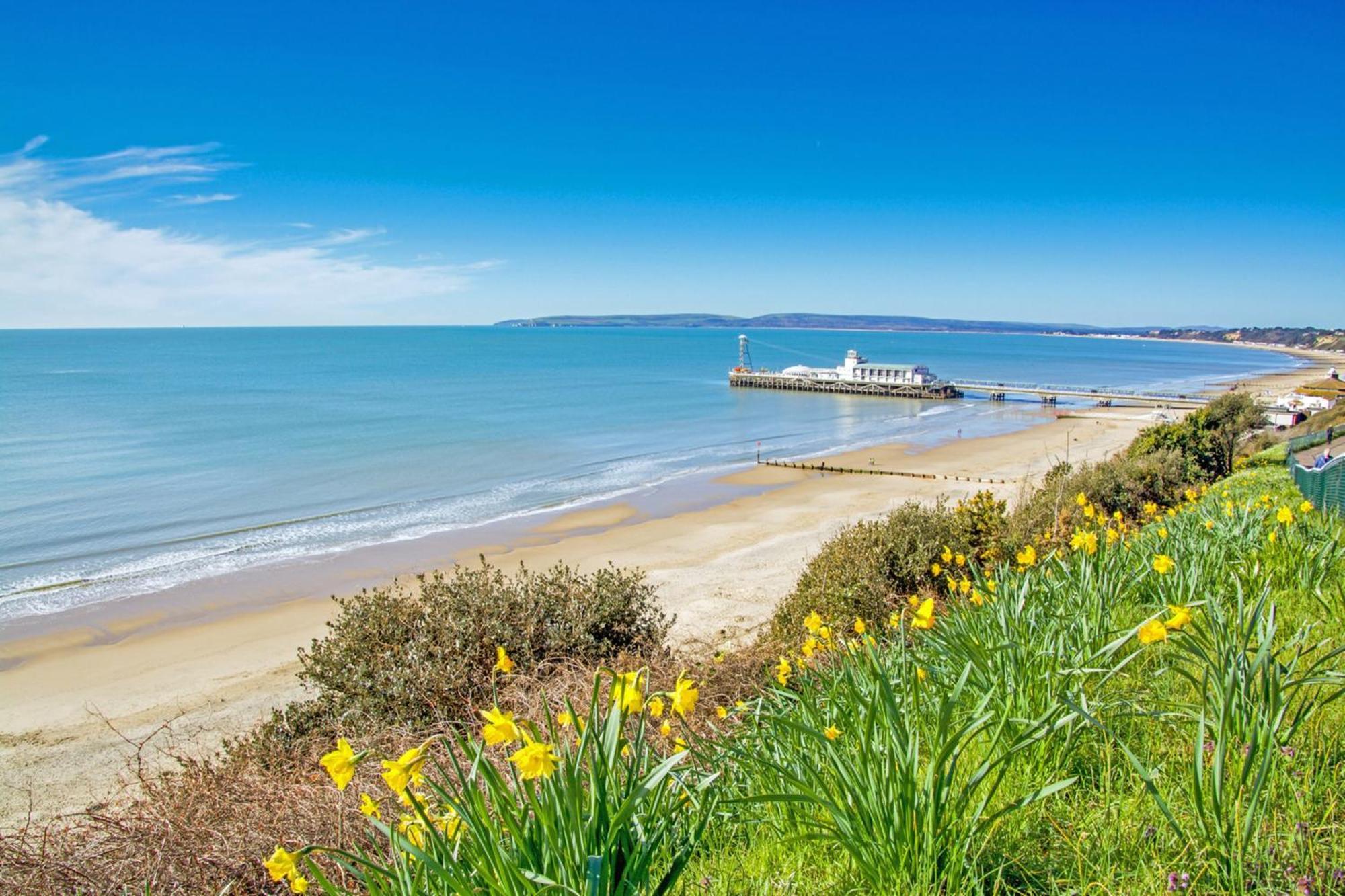 Bournecoast - Clifftop Apartment With Garden -Fm827 Bournemouth Exterior foto